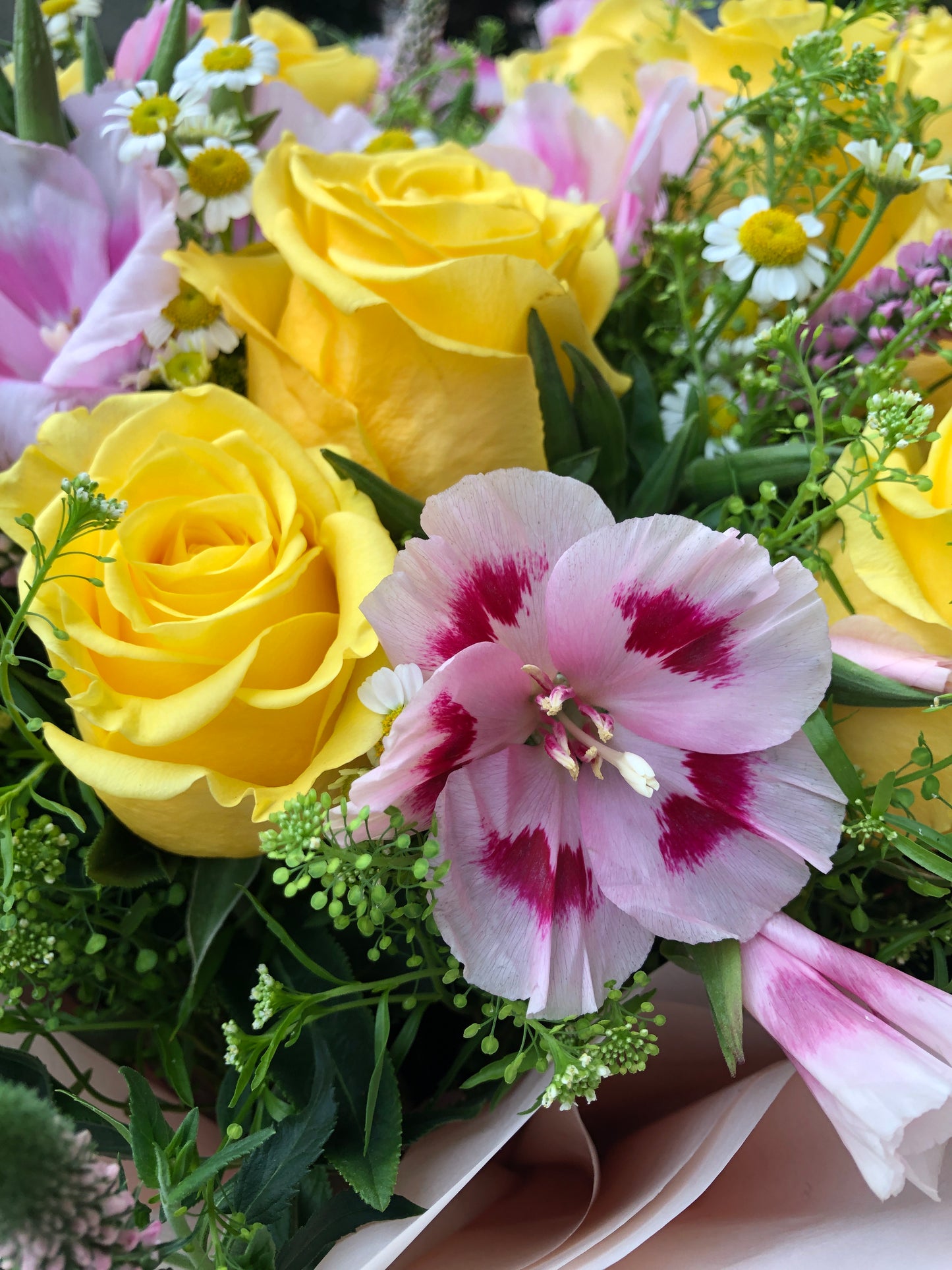 12 Yellow Rose Bouquet 黃玫瑰花束