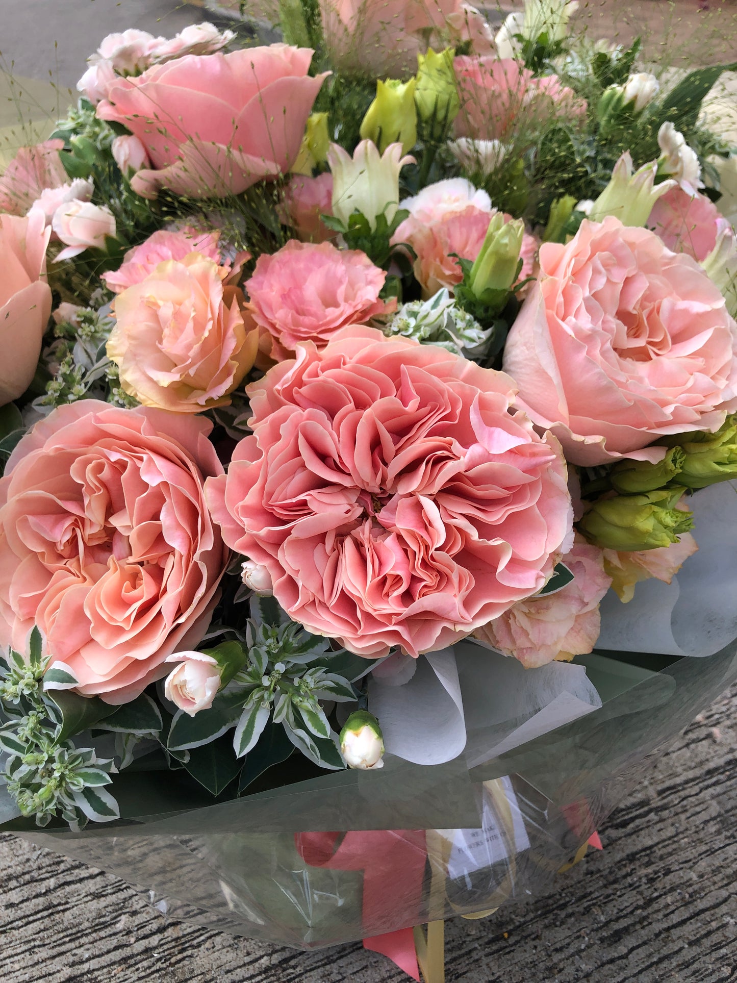 9 Heart Shape Garden Rose Bouquet 9枝庭園玫瑰花束