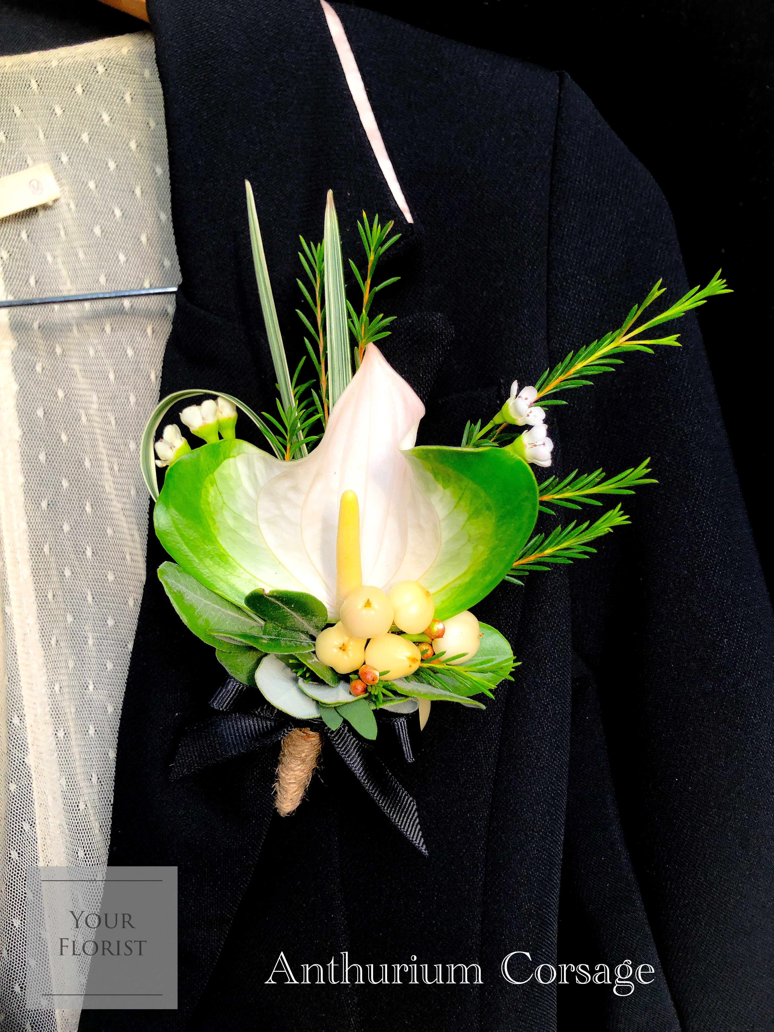 anthurium corsage Anthurium Corsage 青掌襟花