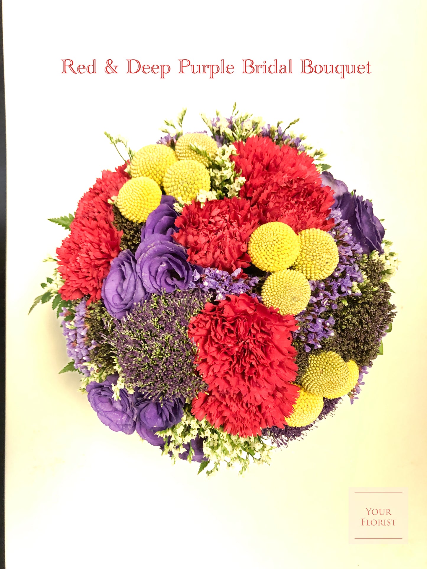 Red & Purple Bridal Bouquet 紅紫出門花球