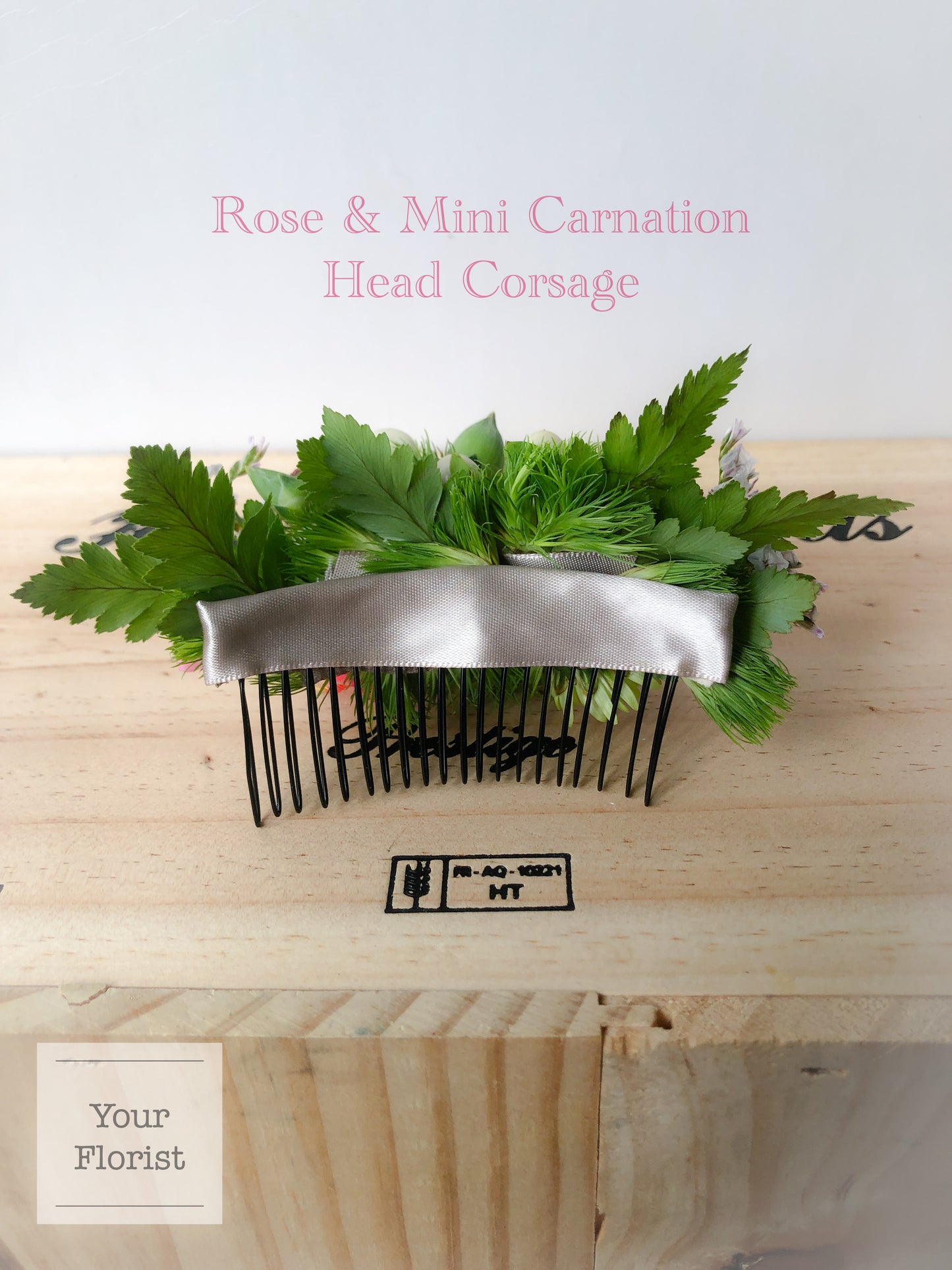 Rose & mini carnation Head Corsage 玫瑰小丁頭花